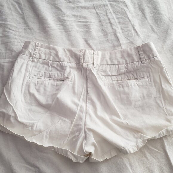 Cotton White Shorts [J.Crew] [Size 8] - Picture 2 of 3